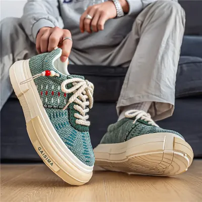 LEATHER PANEL SHOES HONG KONG STYLE